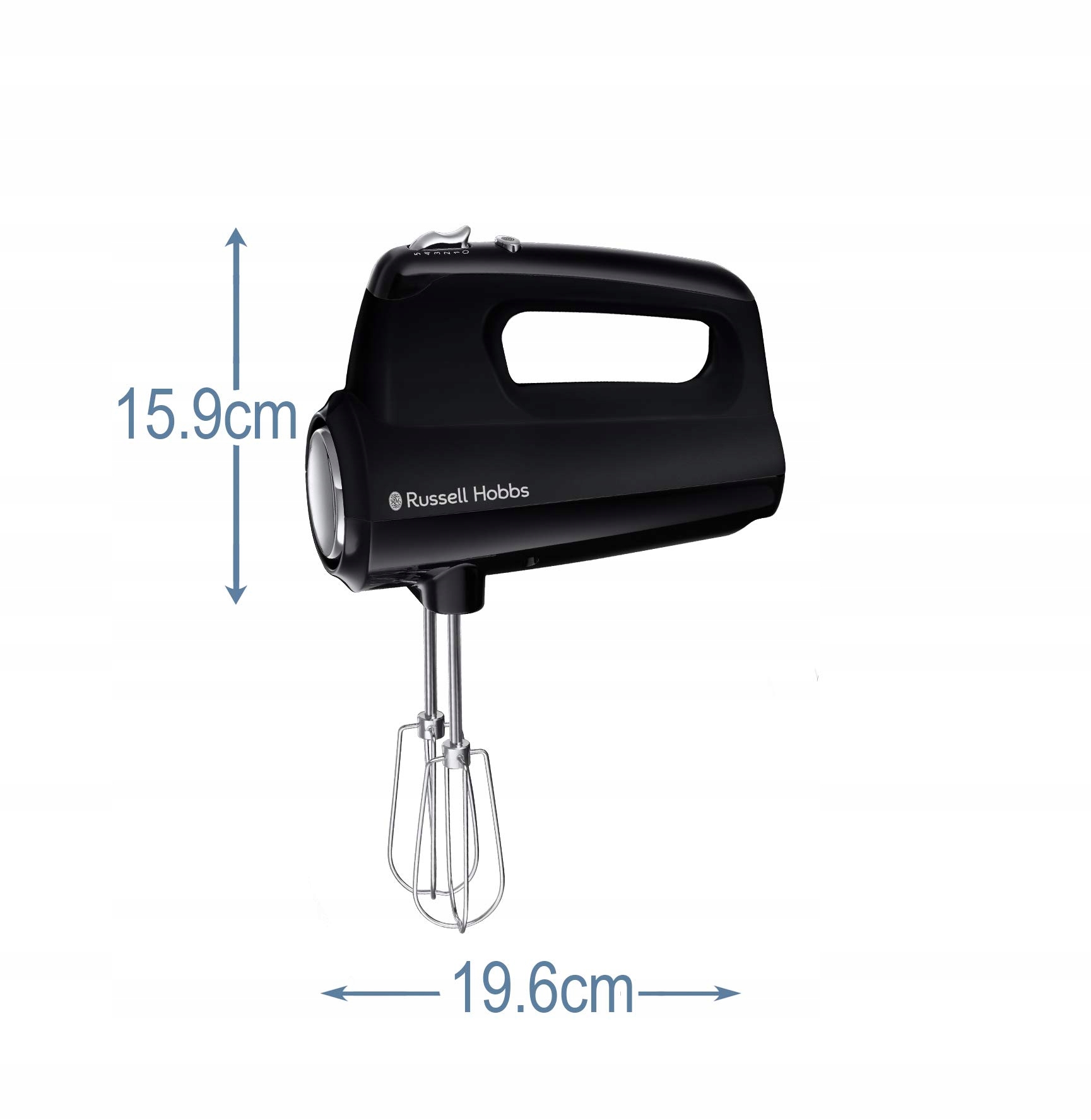 RUSSELL HOBBS Mikser Ręczny Czarny 5 Prędkości Turbo Funkcja 24672-56 — miniatura 3