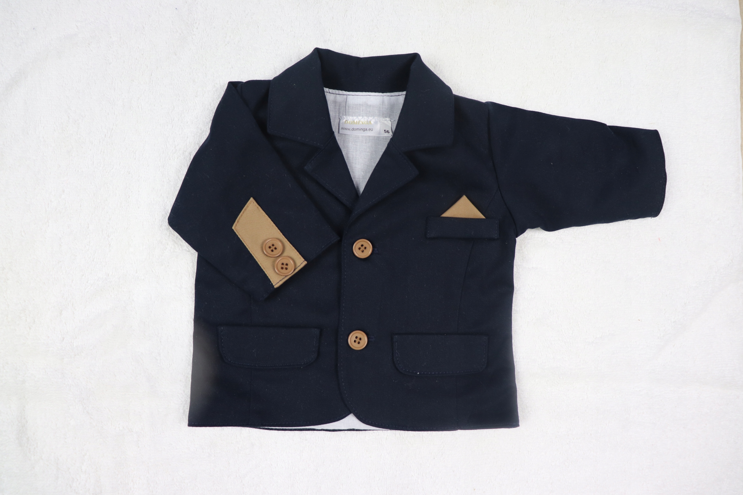 Marynarka Wizytowa granatowa Bawełna rozmiar 92