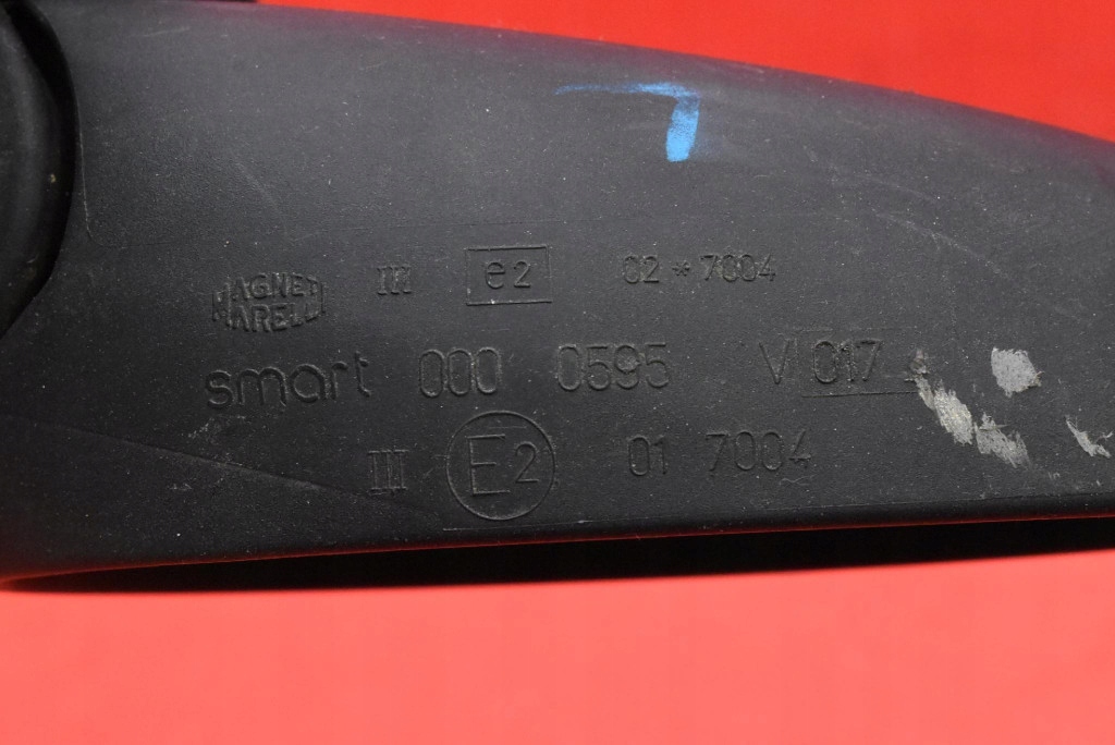 mirror left black, manually EU 0000595V017 SMART FORTWO 1 and 98-02