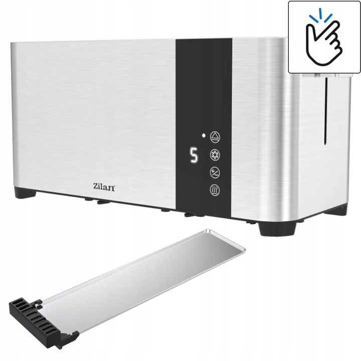 TOSTER OPIEKACZ 4 TOSTY DIGITAL LCD INOX 1400 W Model DIGITAL LCD TOASTER