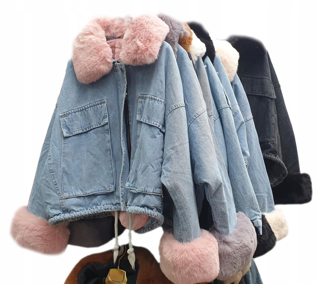 

Kurtka Jeansowa Z Futerkiem Katana Miś Futerko S