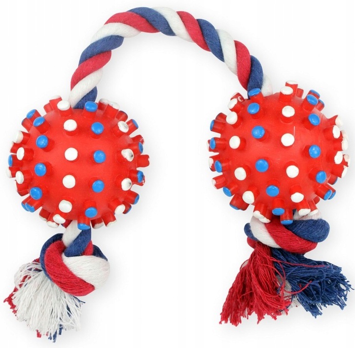 

Szarpak Sznur dla psa szarpak Piłka kółko 50 cm