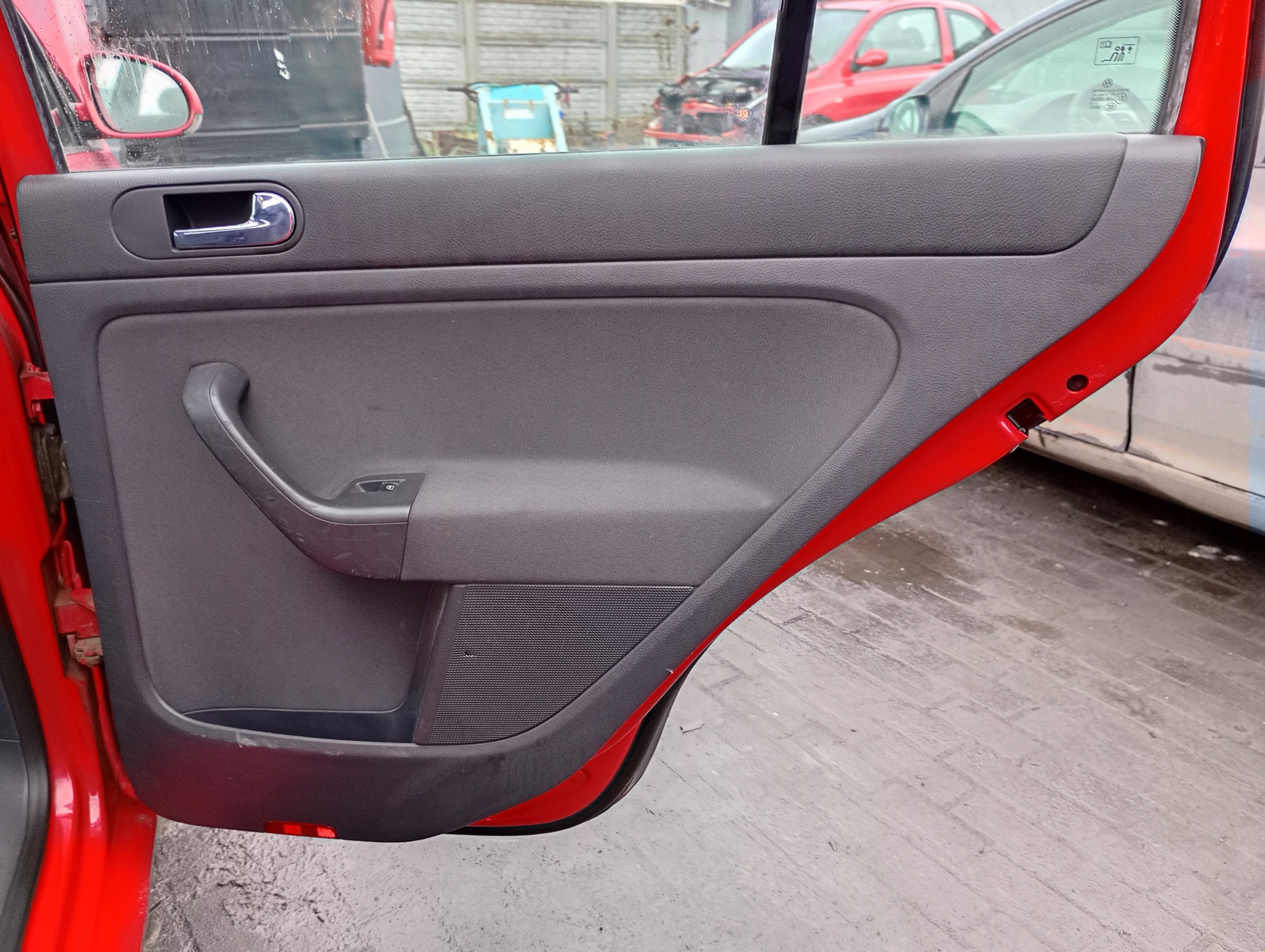 VW Golf V 5 plus 05-14 upholstery right side side right rear rear part