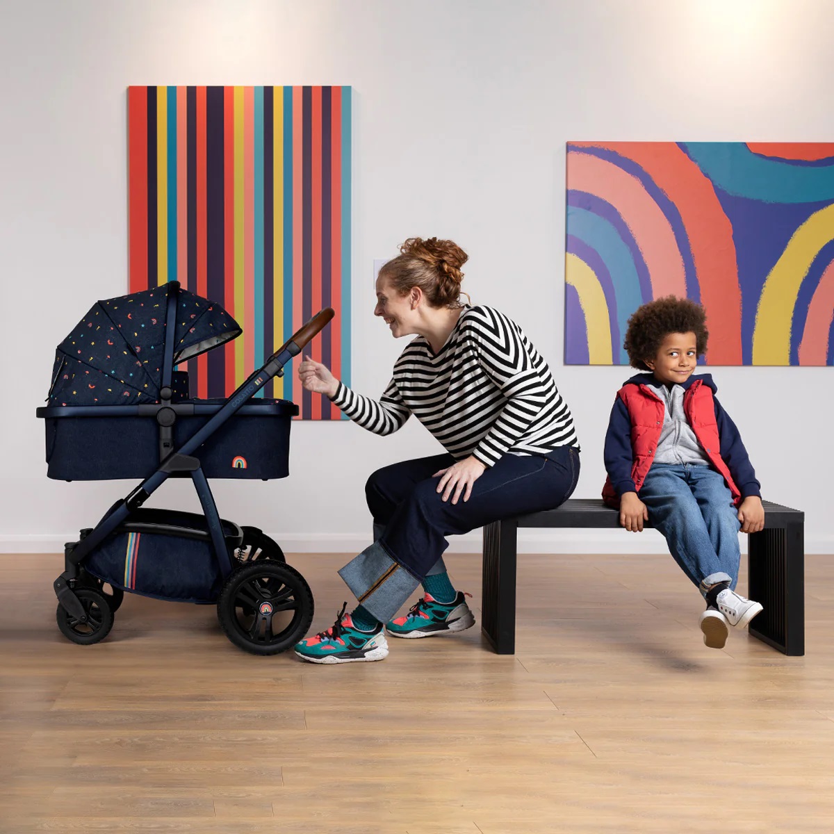 Wózek 2w1 Cosatto WOW 3 - Doodle Days Rodzaj kół Żelowe