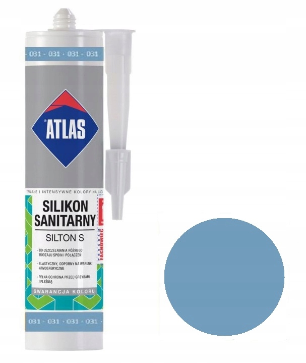 

Atlas Silikon Silton S 280ml 031 Błękitny