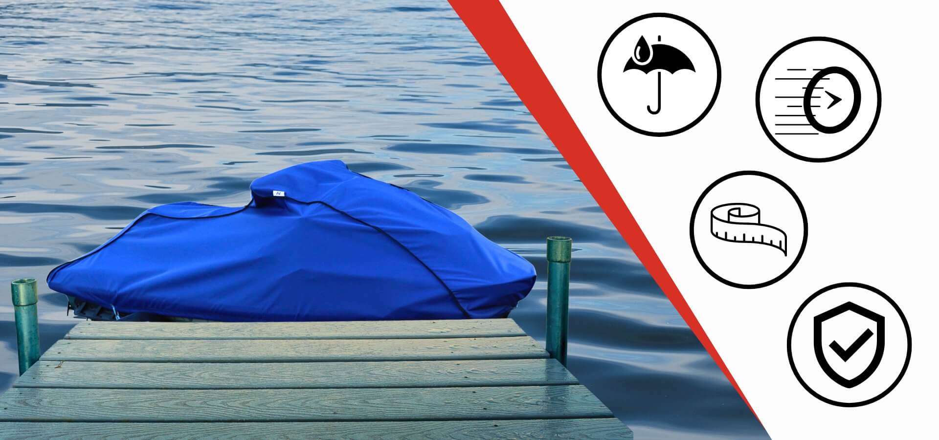 Pokrowiec na skuter wodny do transportu 320-340cm Szerokość 125 cm