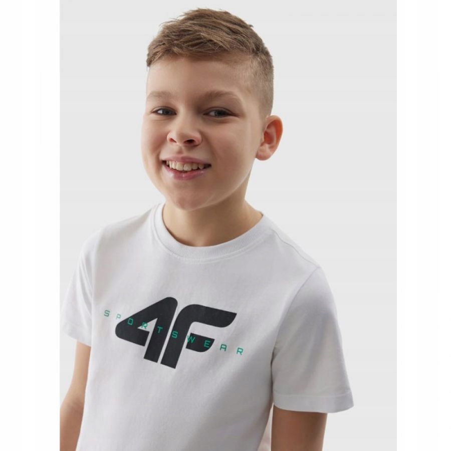 KOSZULKA CHŁOPIĘCA 4F DZIECIĘCA T-SHIRT SPORTOWA NA CO DZIEŃ Marka 4F