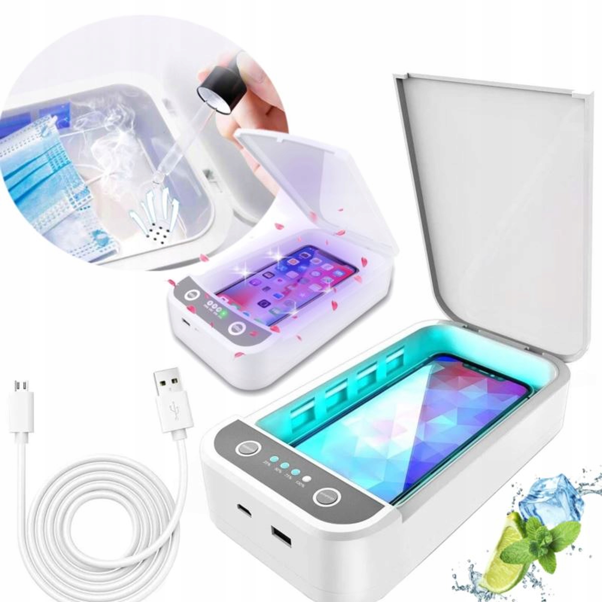 WANIENKA UV STERYLIZATOR DO DEZYNFEKCJI NARZĘDZI BIŻUTERIA TELEFON Moc 10 W