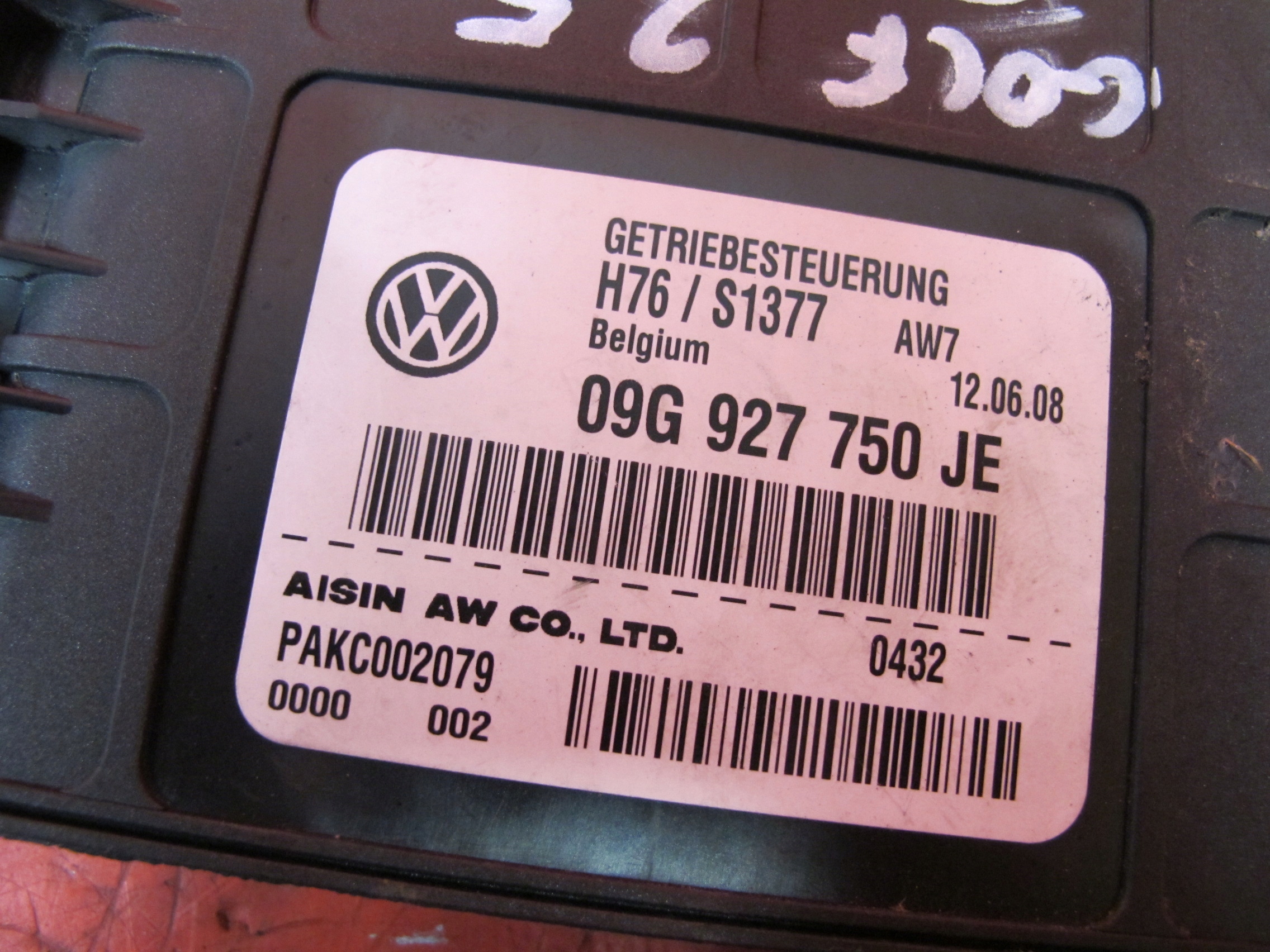 VW GOLF V JETTA 2.5 FSI Bedienteil Getriebe getriebe