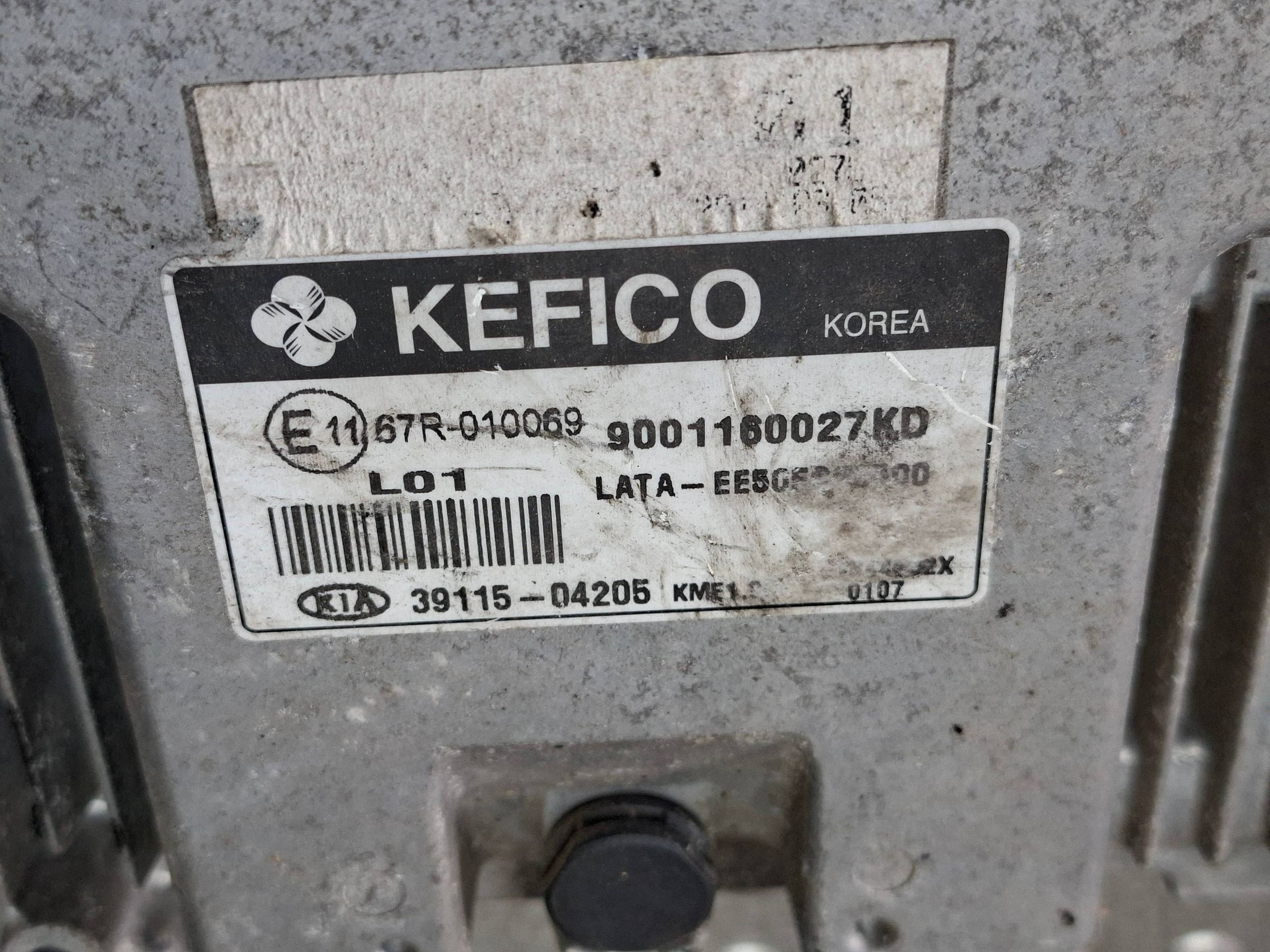 computer centralina motore KIA PICANTO 11-17 1.0 e 39115-04205