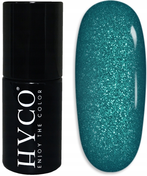 

Hyco Lakier hybrydowy 100 Dark mint glitter