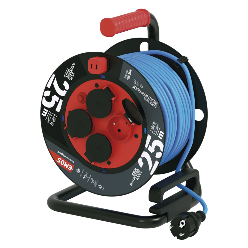 Emos Buben 4Z 25M 1, 5MM Nemrznúci Pvc Kábel 1908742500