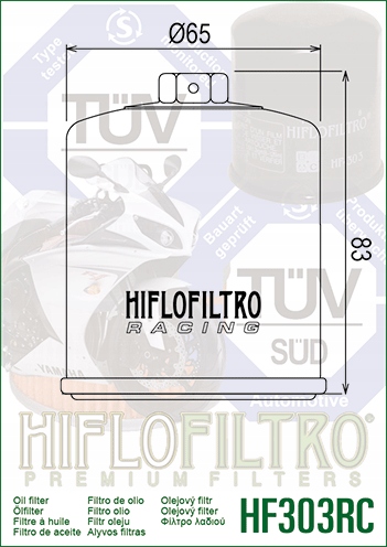 FILTR OLEJU HIFLOFILTRO HF303RC Producent Hiflofiltro