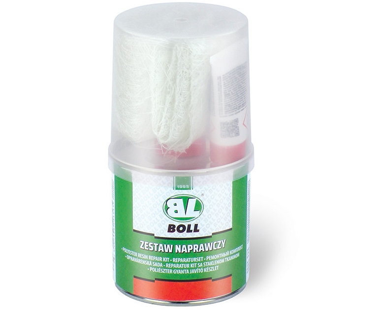 Boll ZESTAW NAPRAWCZY ŻYWICA+UTWARDZACZ+MATA SZKLANA