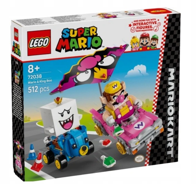 Lego 72038 Mario – Mario Kart, Wario A Král Boo