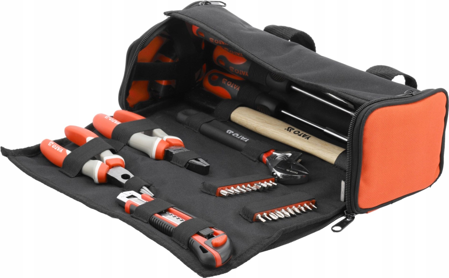 YATO ZESTAW NARZĘDZIOWY 44 SZTUKI ELEMENTY TORBA/ETUI YT-39280 Marka Yato