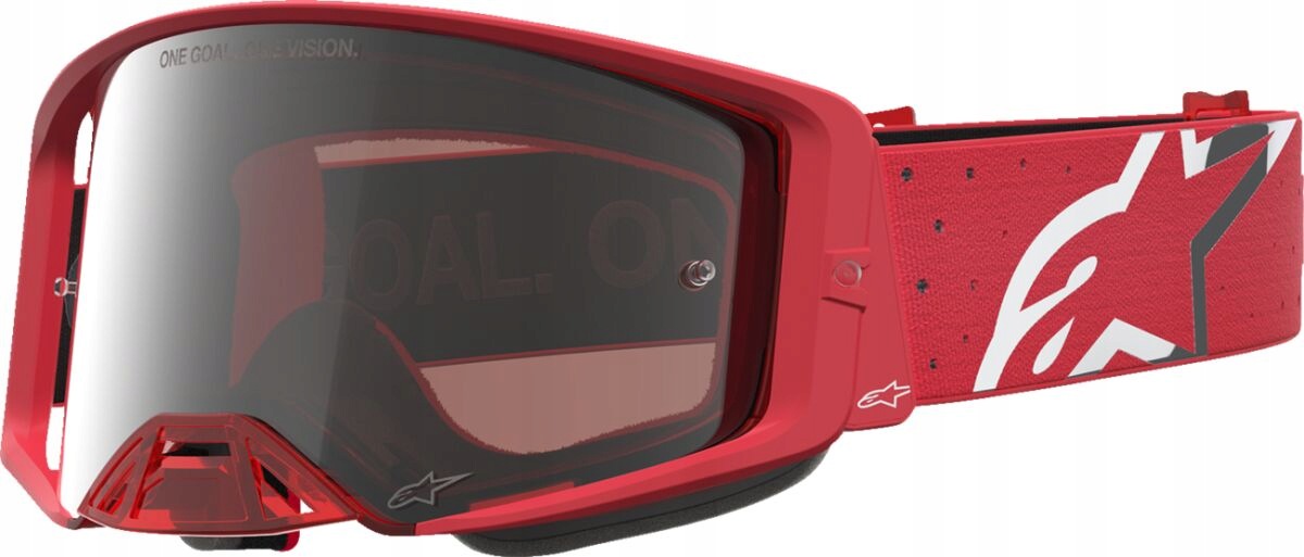 Okuliare Na Crossa Quada Alpinestars Supertech Vesta Ch/rd Mirror Silver