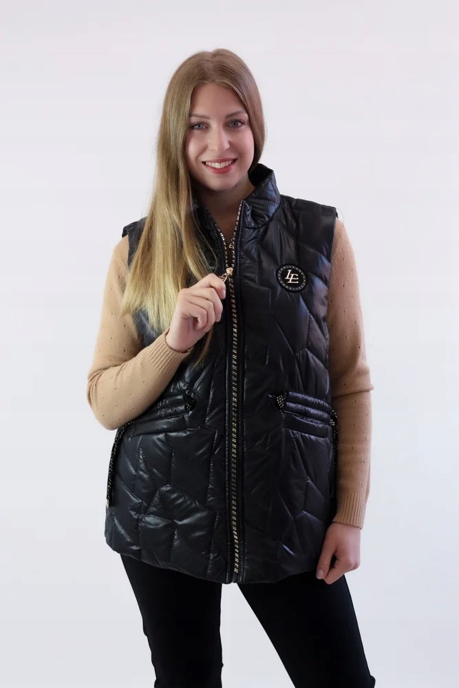 Krátká vesta Fashion Černá 40