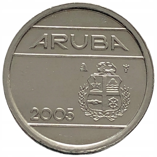 58591. Aruba, 5 centów, 2005r.