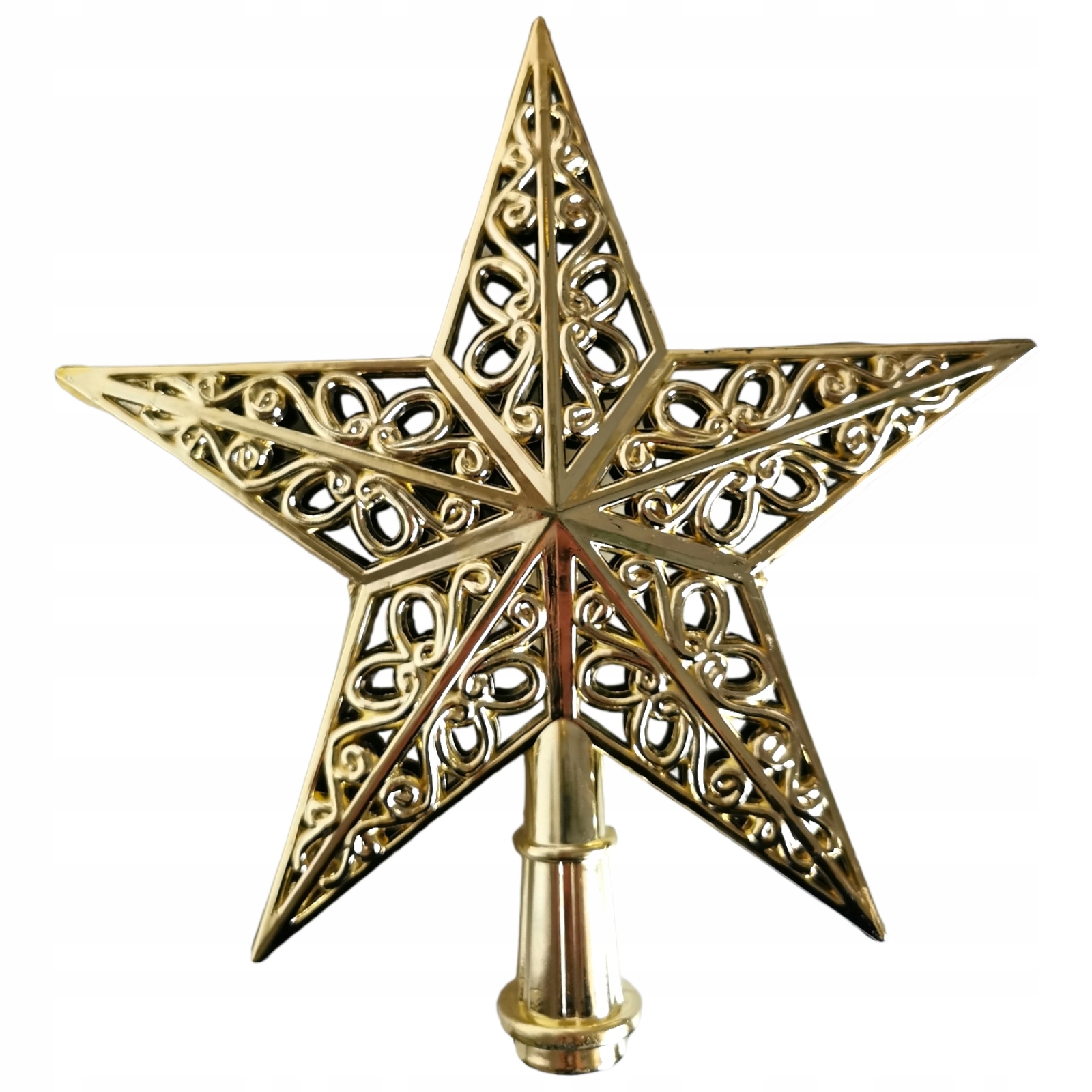 

Gwiazda Na Choinkę Czubek Szpic ozdoba Ażurowa