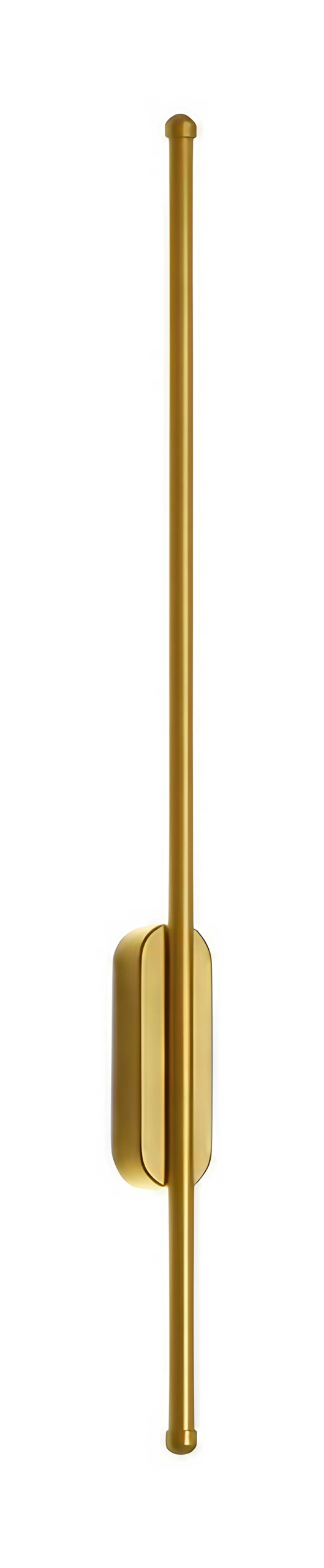 Nowoczesna lampa ścienna Wobako Izra Led 60cm Slim liniowy złoty kinkiet