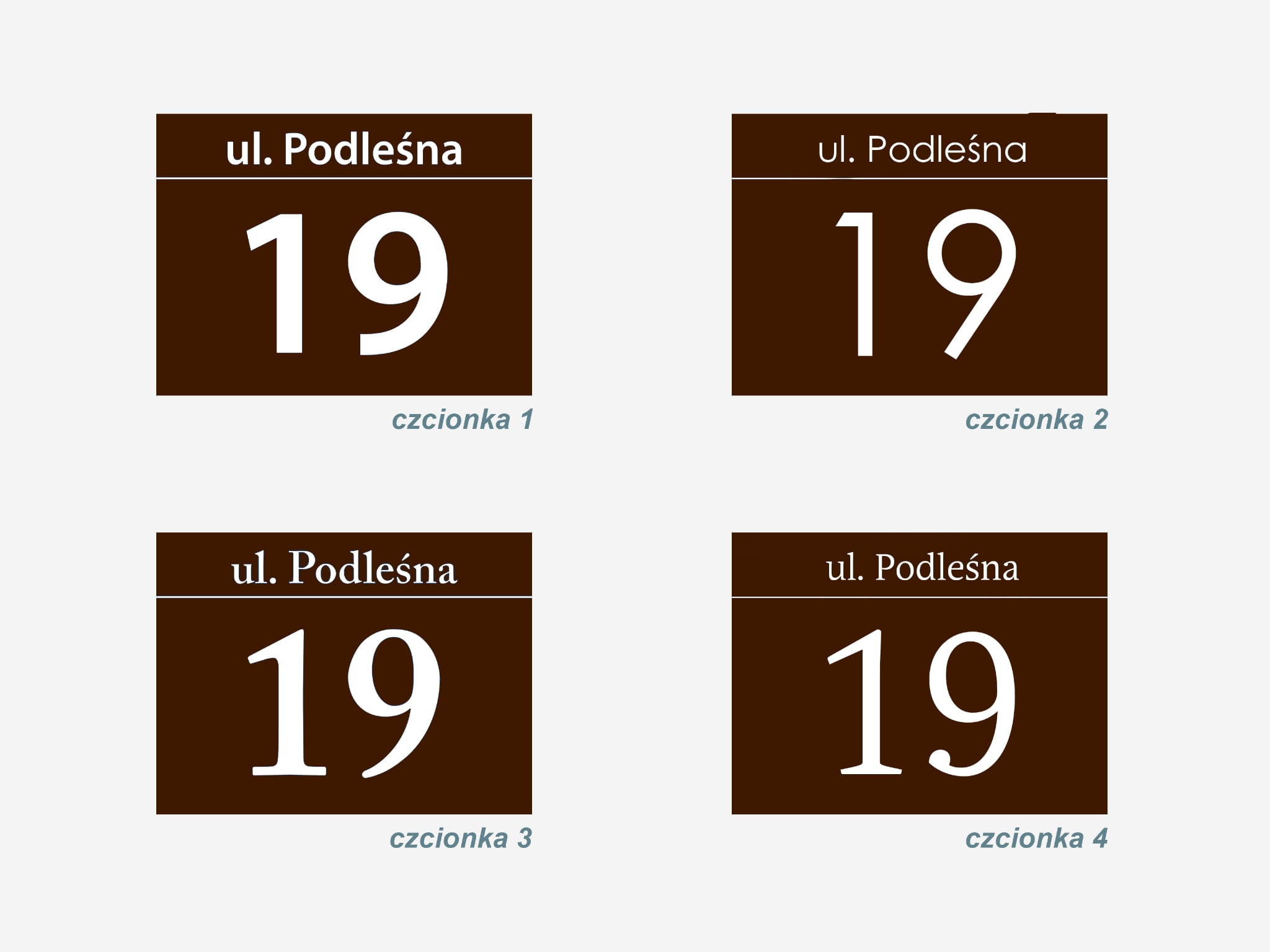 Tablica adresowa z numerem domu 40 x 30 cm Szerokość produktu 40 cm