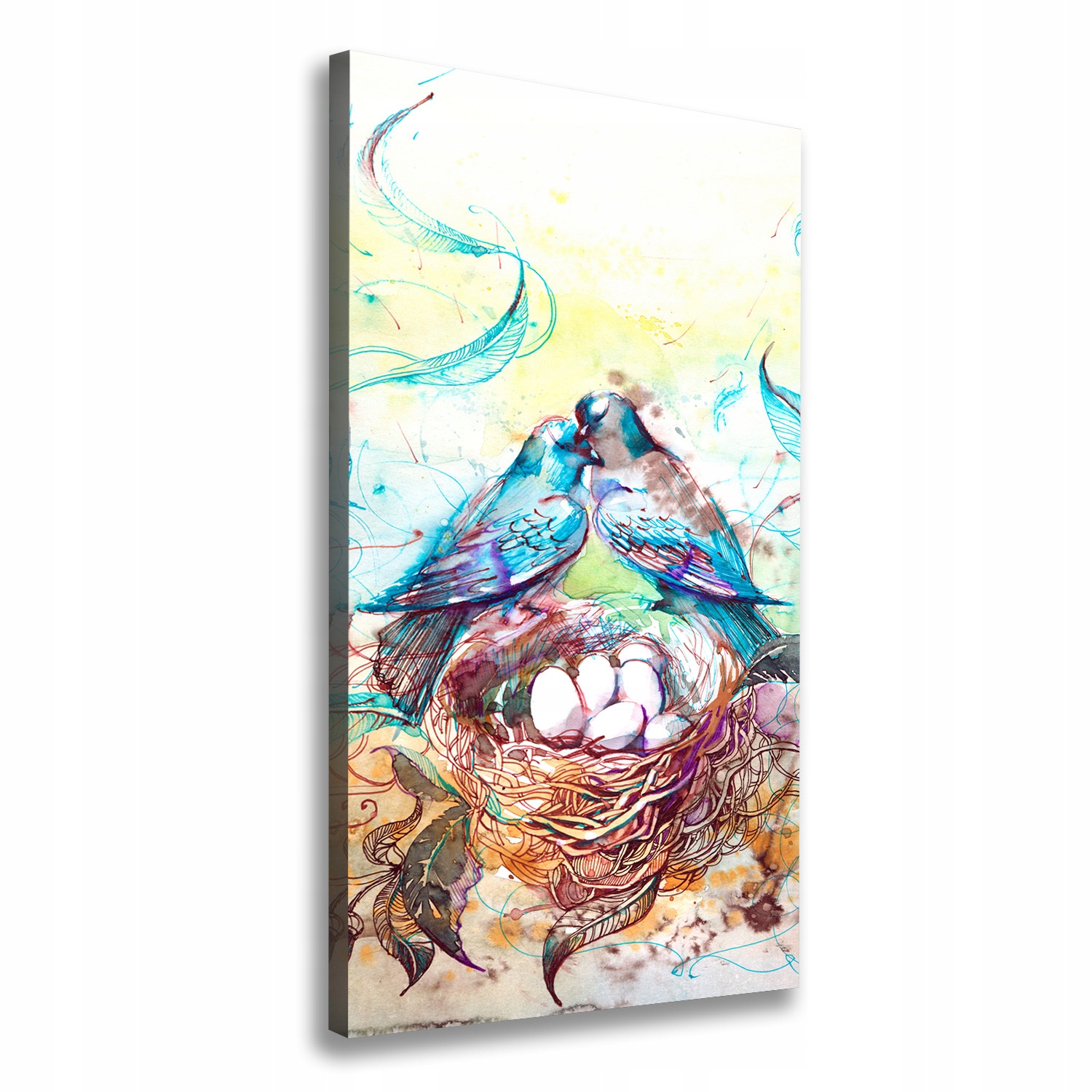 

Nowoczesny obraz canvas na ramie Rodzina 60x120 cm