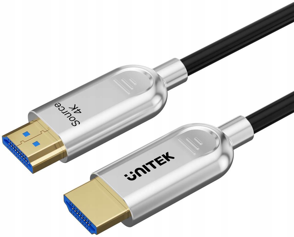Hdmi kabel Unitek optický 2.0 Aoc 4K 60Hz 80 m