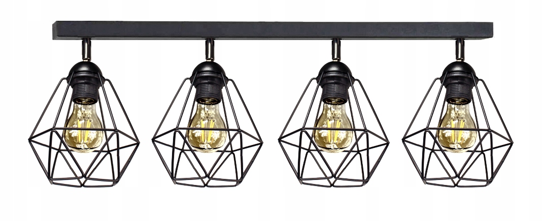 Stropní svítidlo na kloubech, závěsný lustr Diamond, černá, stropní lampa