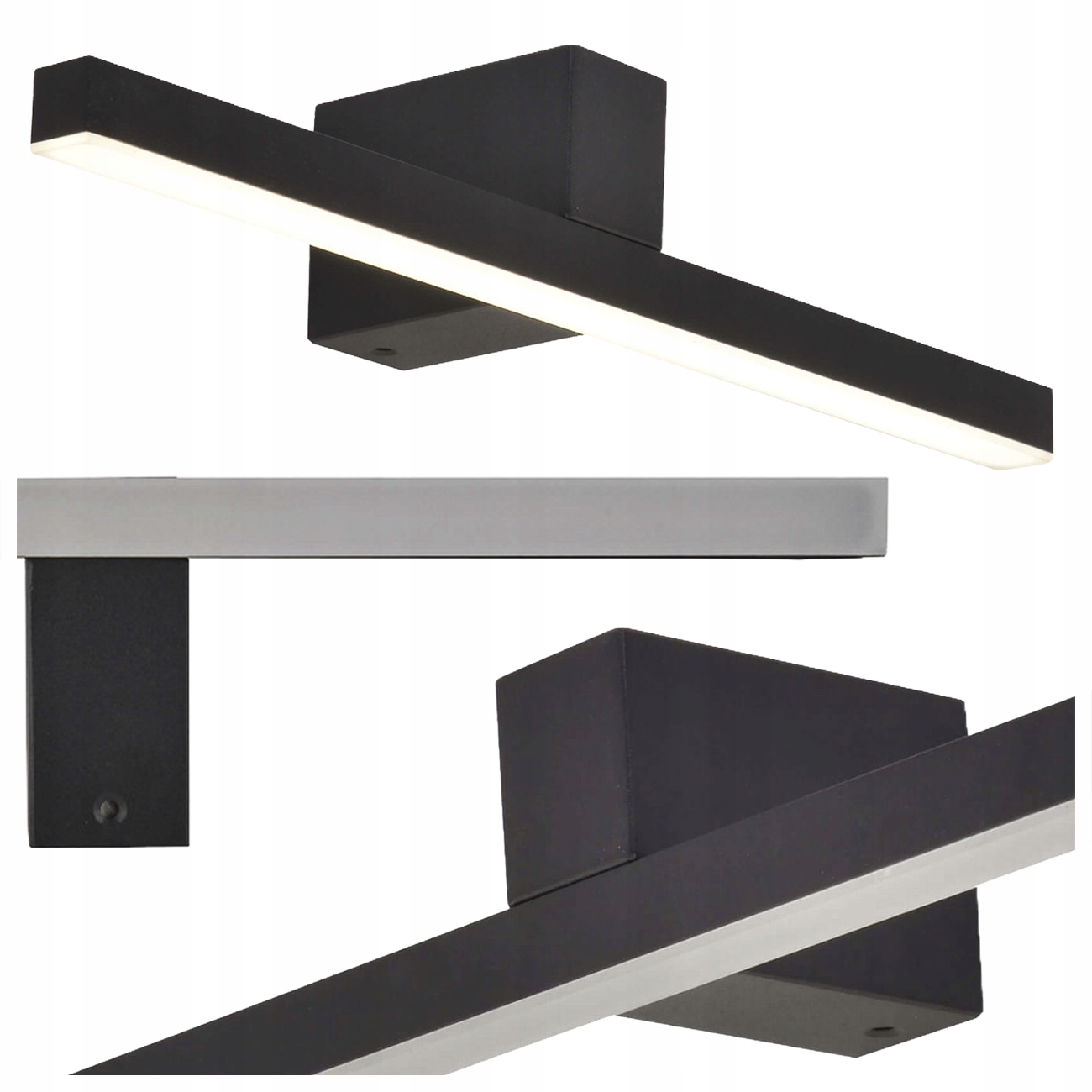 Nástenná Lampa Nevada 40 CM Čierna IP44 Led Lampa 4000K Light Prestige
