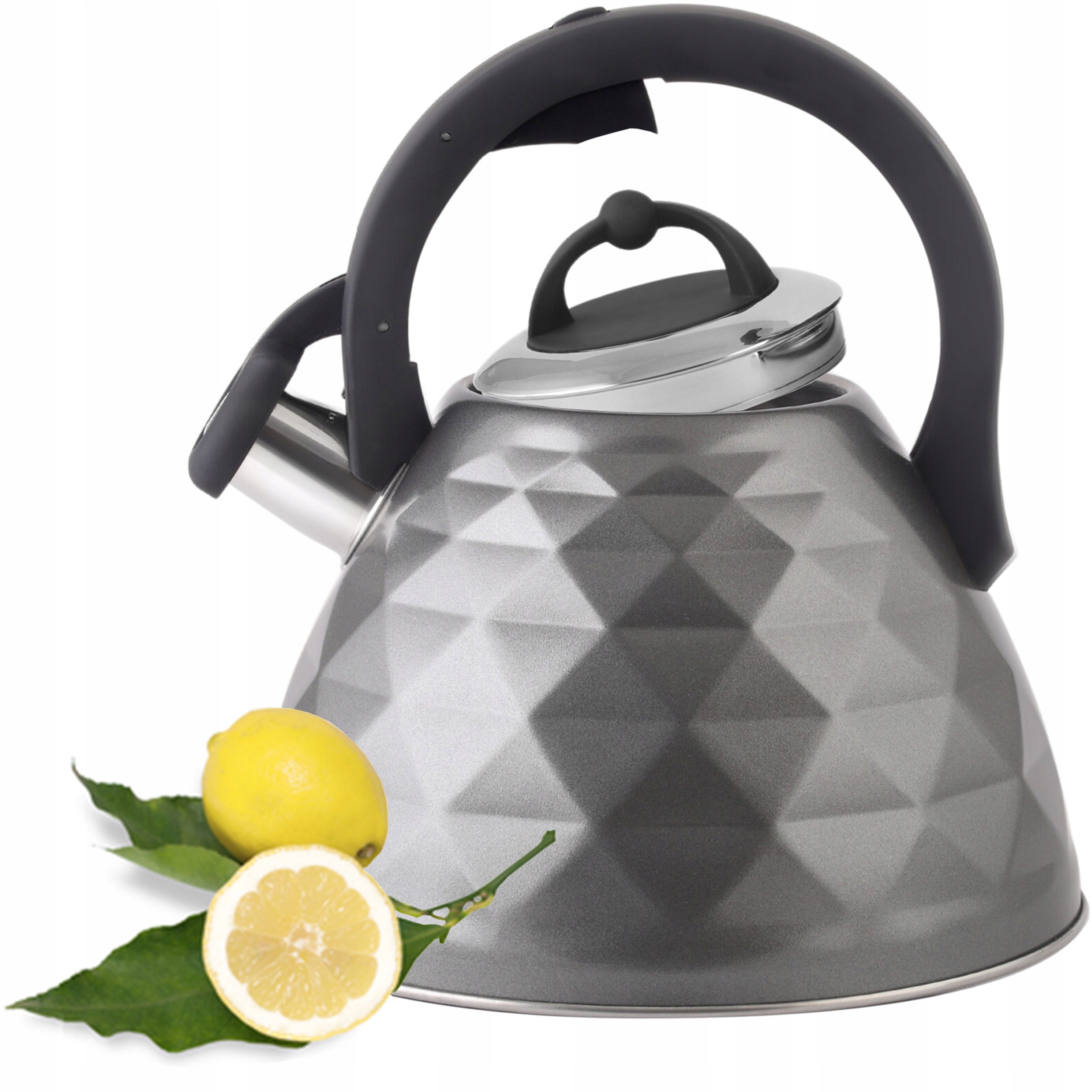 

Berretti Czajnik Z Gwizdkiem Indukcja Grafit 3L