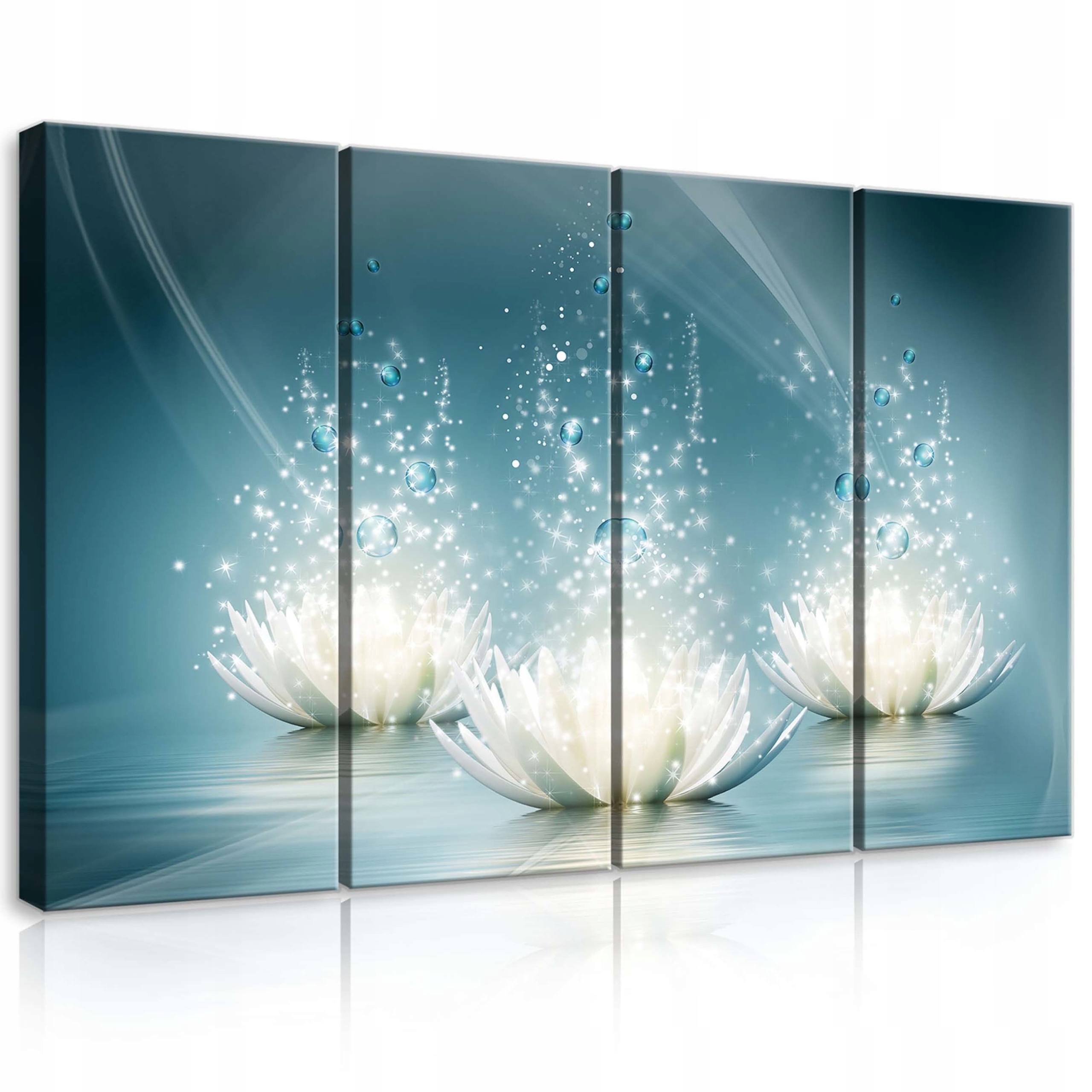 Obraz 120x80 Vodné ľalie lotos žiara voda pokoj príroda abstrakcia