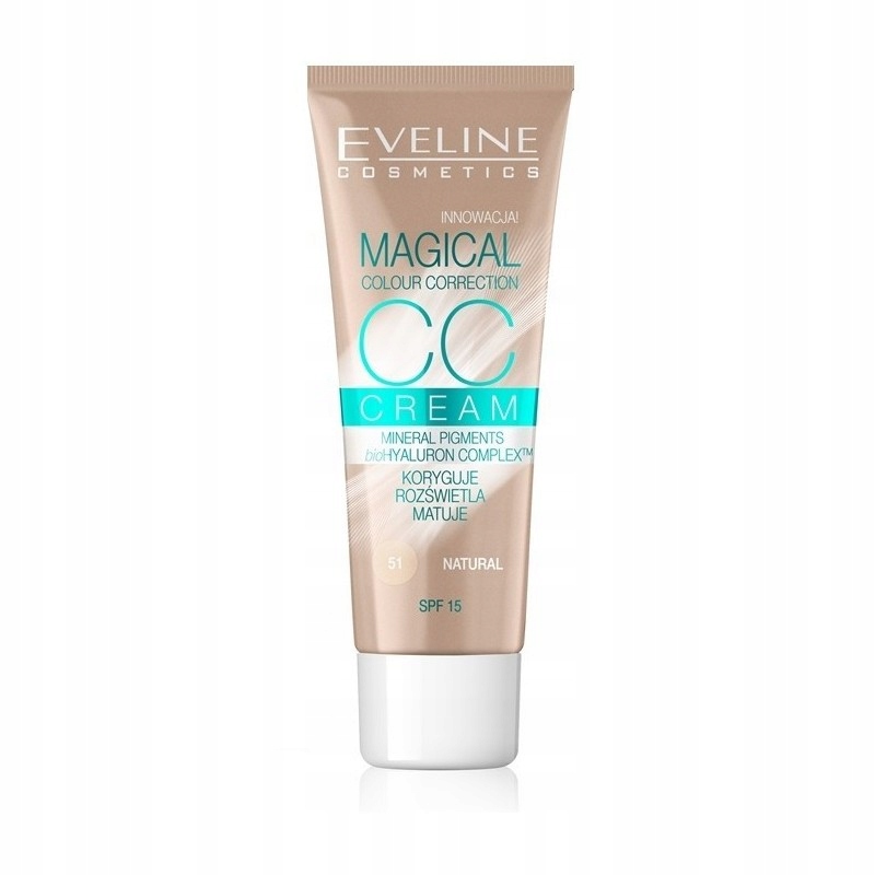 Eveline CC make-up č. 51 Natural 30 ml