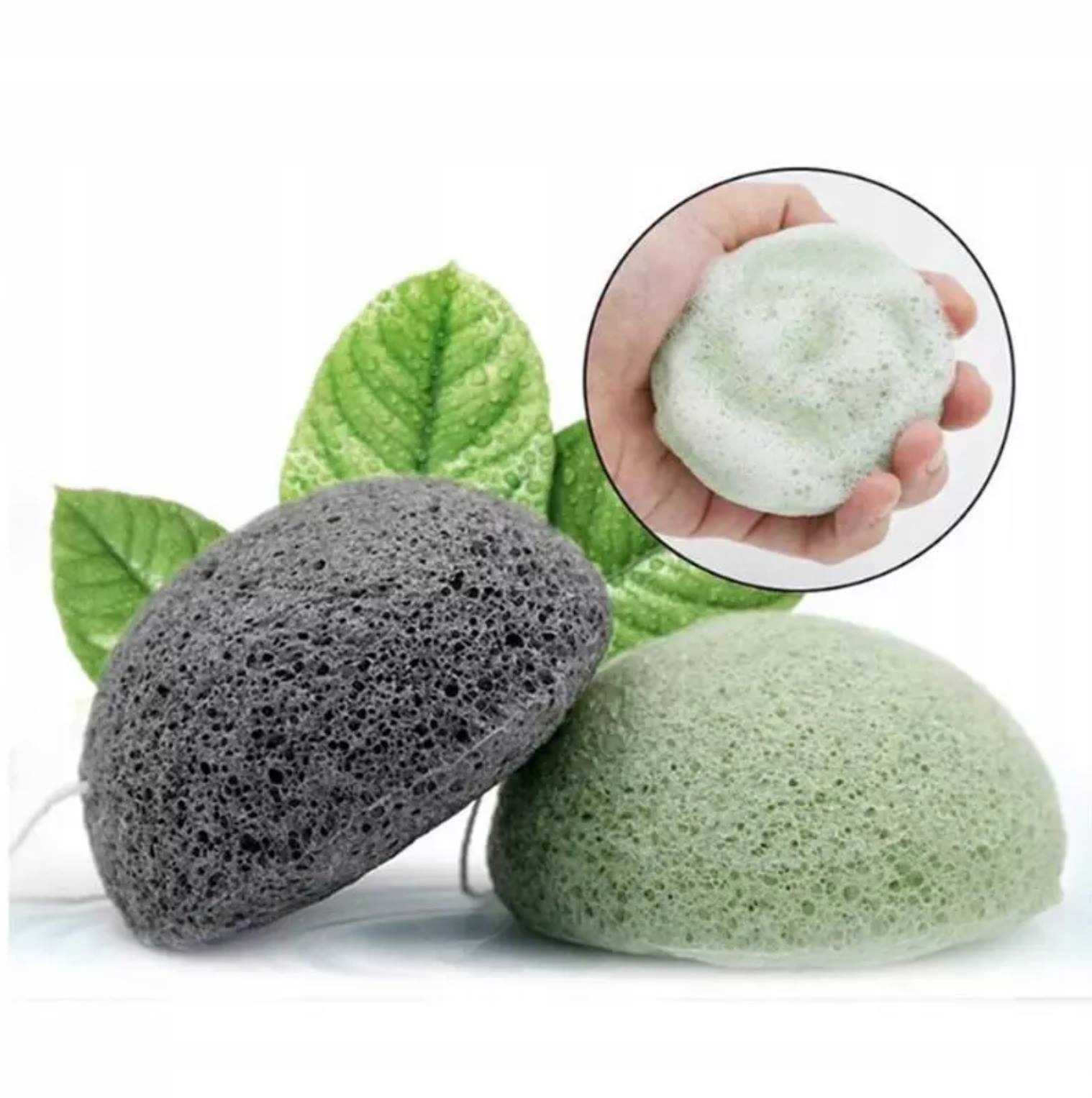 

Naturalna Gąbka Konjac Oczyszcza Eko Do Twarzy 100