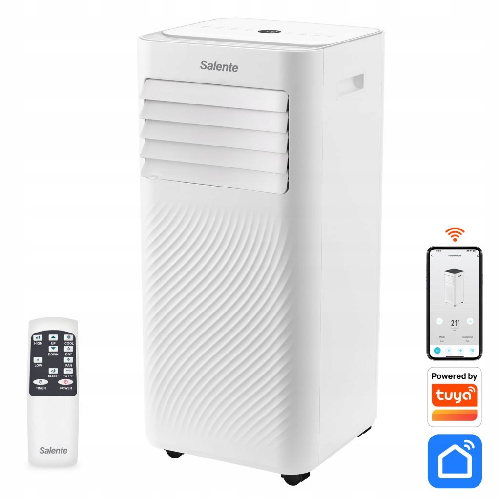 Salente SummerICE9, múdra mobilná klimatizácia, 9000 Btu, WiFi +…