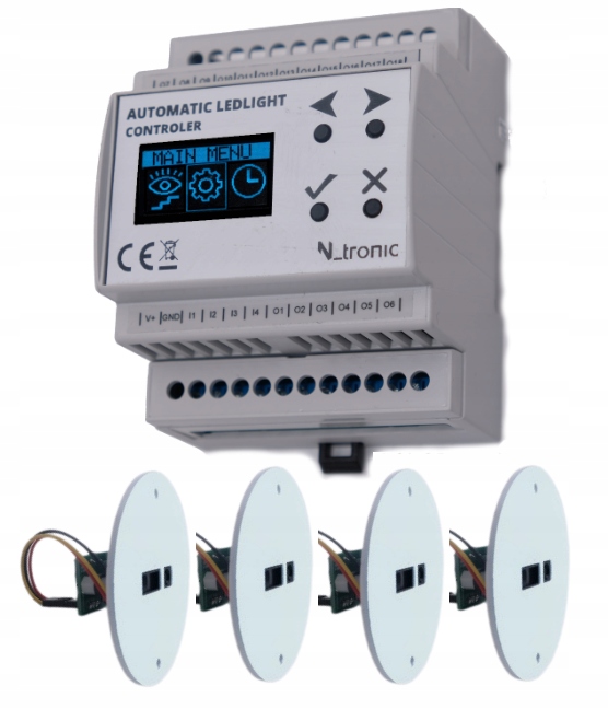 Schodiskový ovládač s astronomickým časovačom