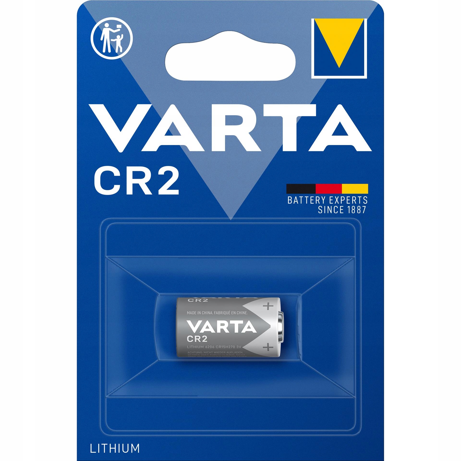 

1x Bateria Foto Do Aparatów Varta CR2 Litowa 3V