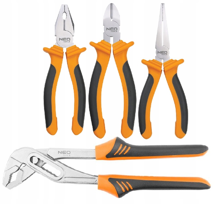 Neo Tools Sada Kleští Kleště Kombinačky Nastavitelné Kleště Na Trubky