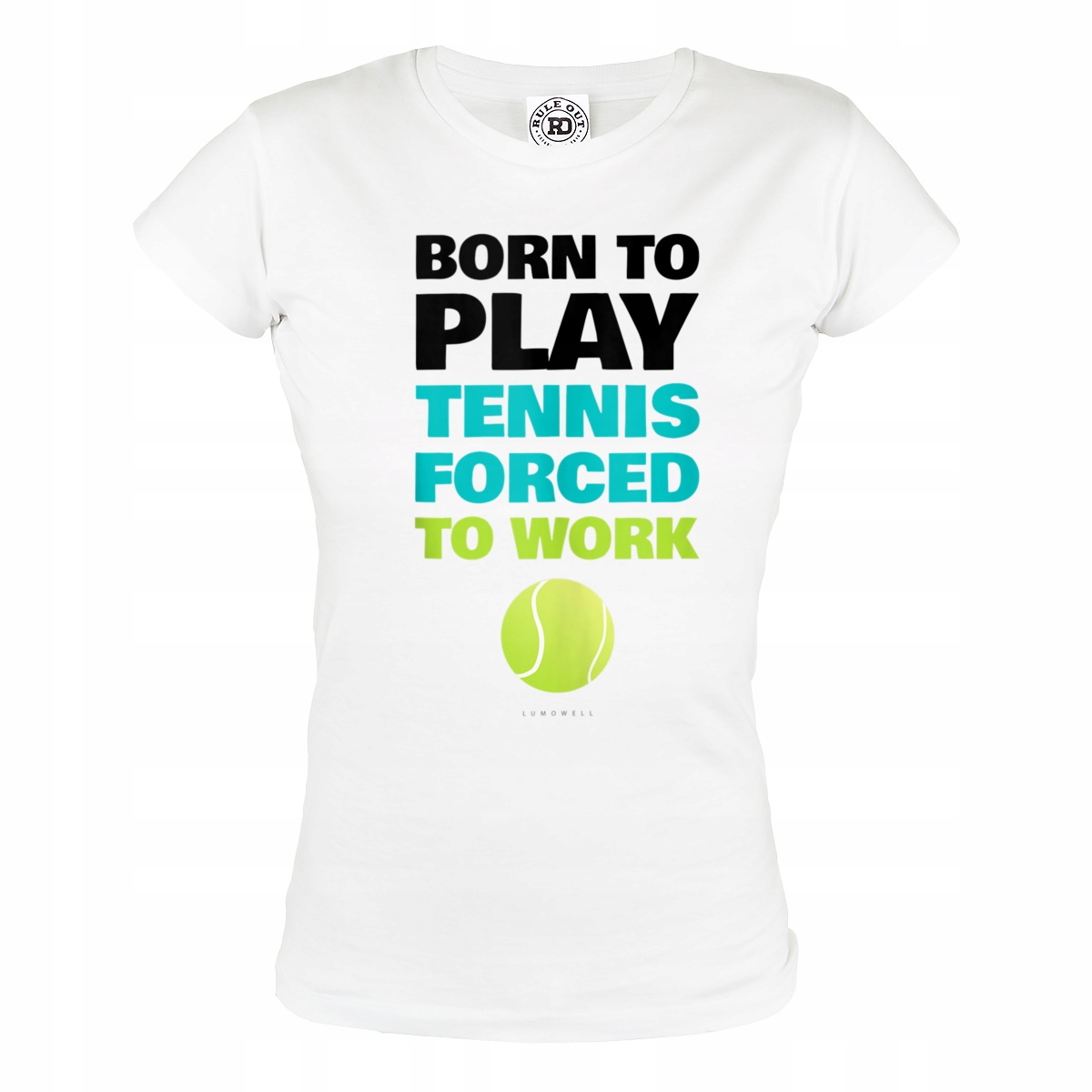 

Damska Koszulka Tenis Ziemny Born To Play Tennis