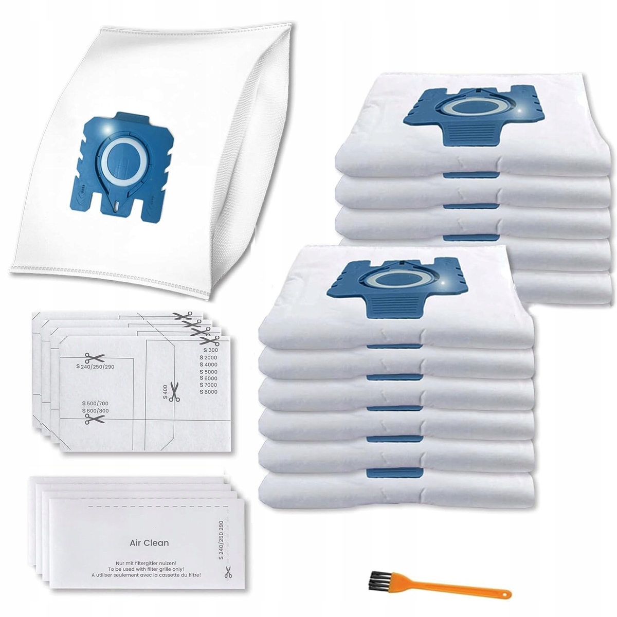 12x Worki do odkurzacza Miele 3D Complete C2 C3 Filtr
