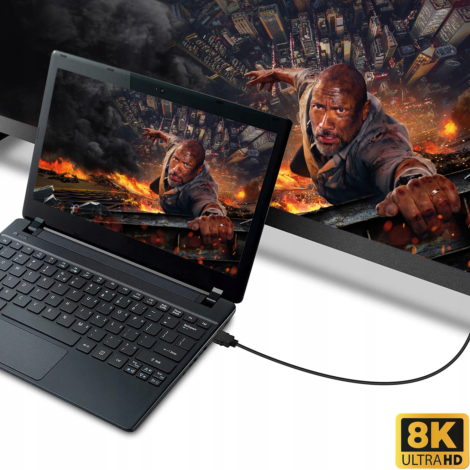 KABEL HDMI 1,5M PRZEWÓD V2.1 8K 4K HD 3D PREMIUM Standard HDMI 2.1