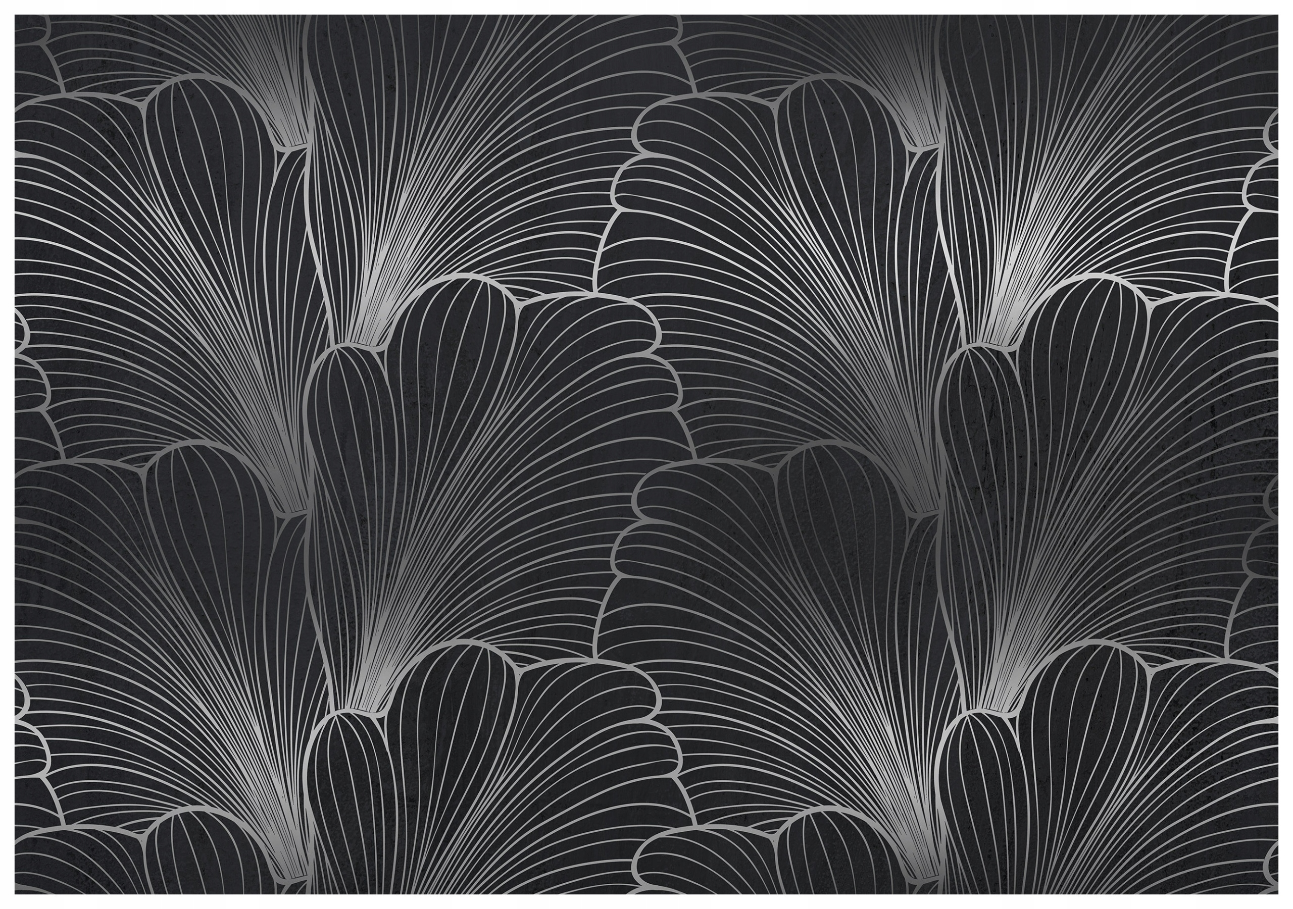 Fototapeta Tmavé perie Art Deco Elegia noci Grafické tiene 368x280 lepidlo