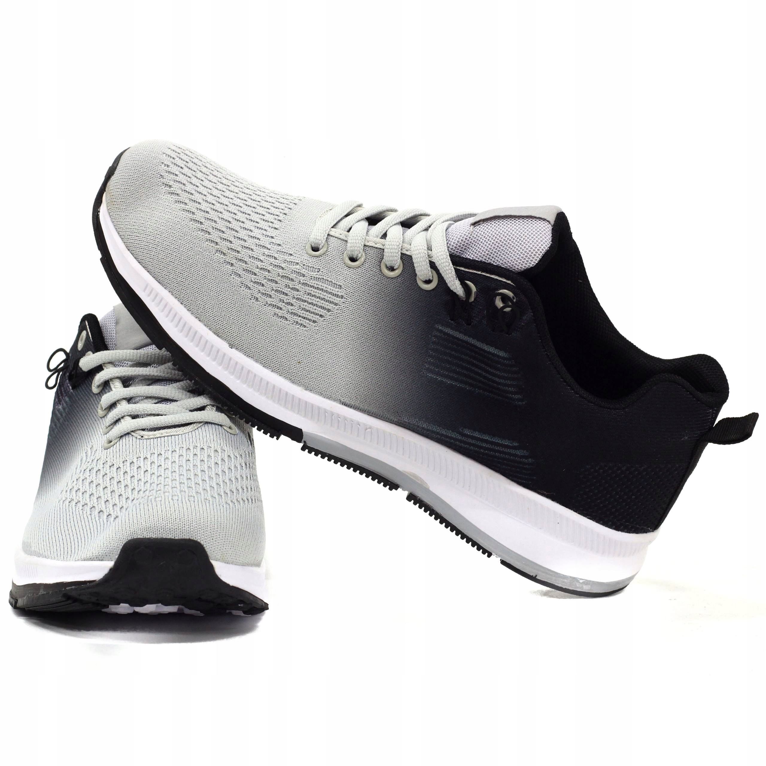 BUTY SPORTOWE MĘSKIE ADIDASY WIĄZANE LEKKIE Rozmiar 45