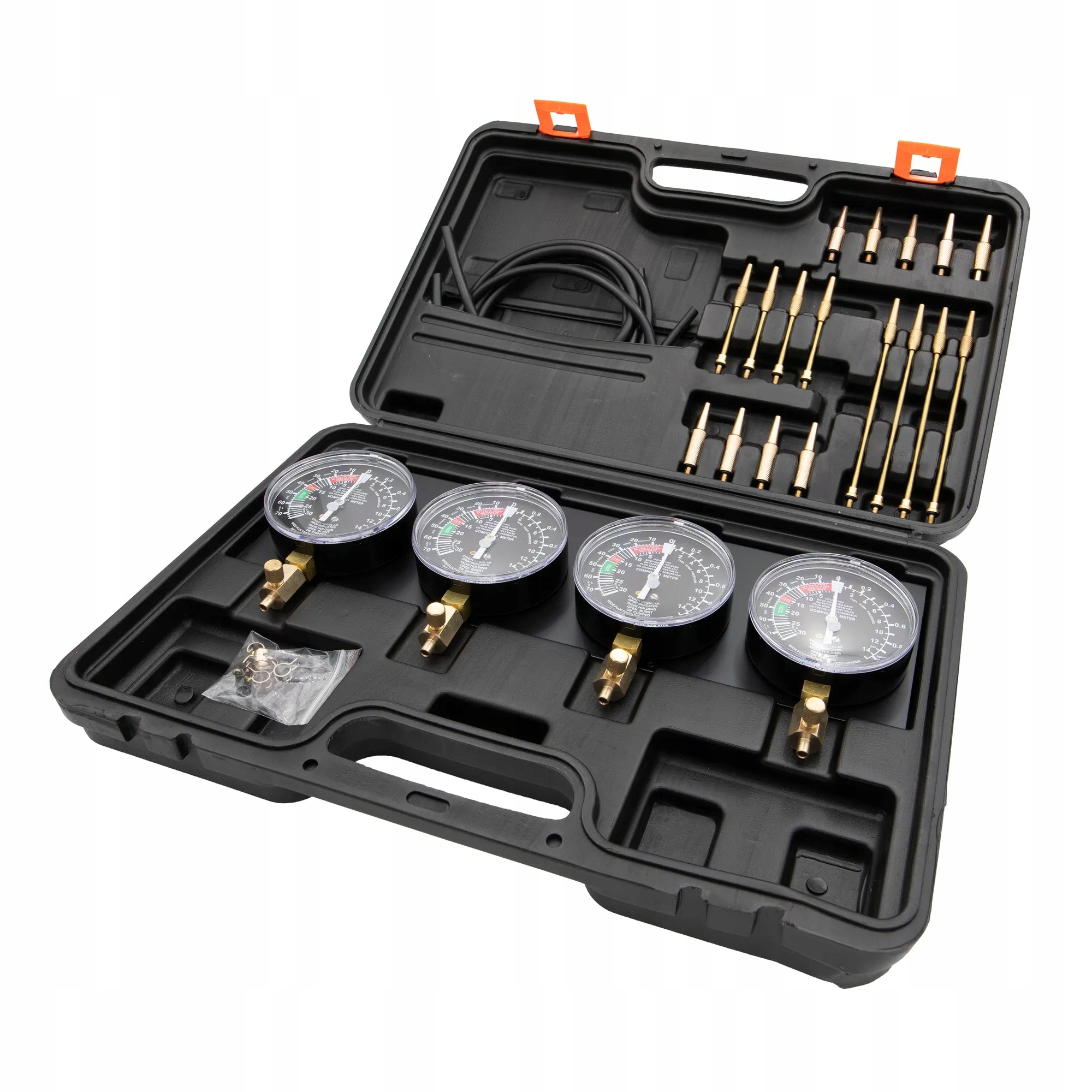 Synchronizator Gaźników Wakuometr Tester Podciśnienia 4 Zegary Moto Zestaw