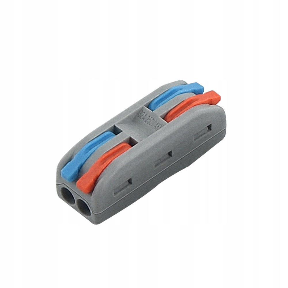 

Szybkozłączka elektryczna przelotowa 2x0,8-4mm3