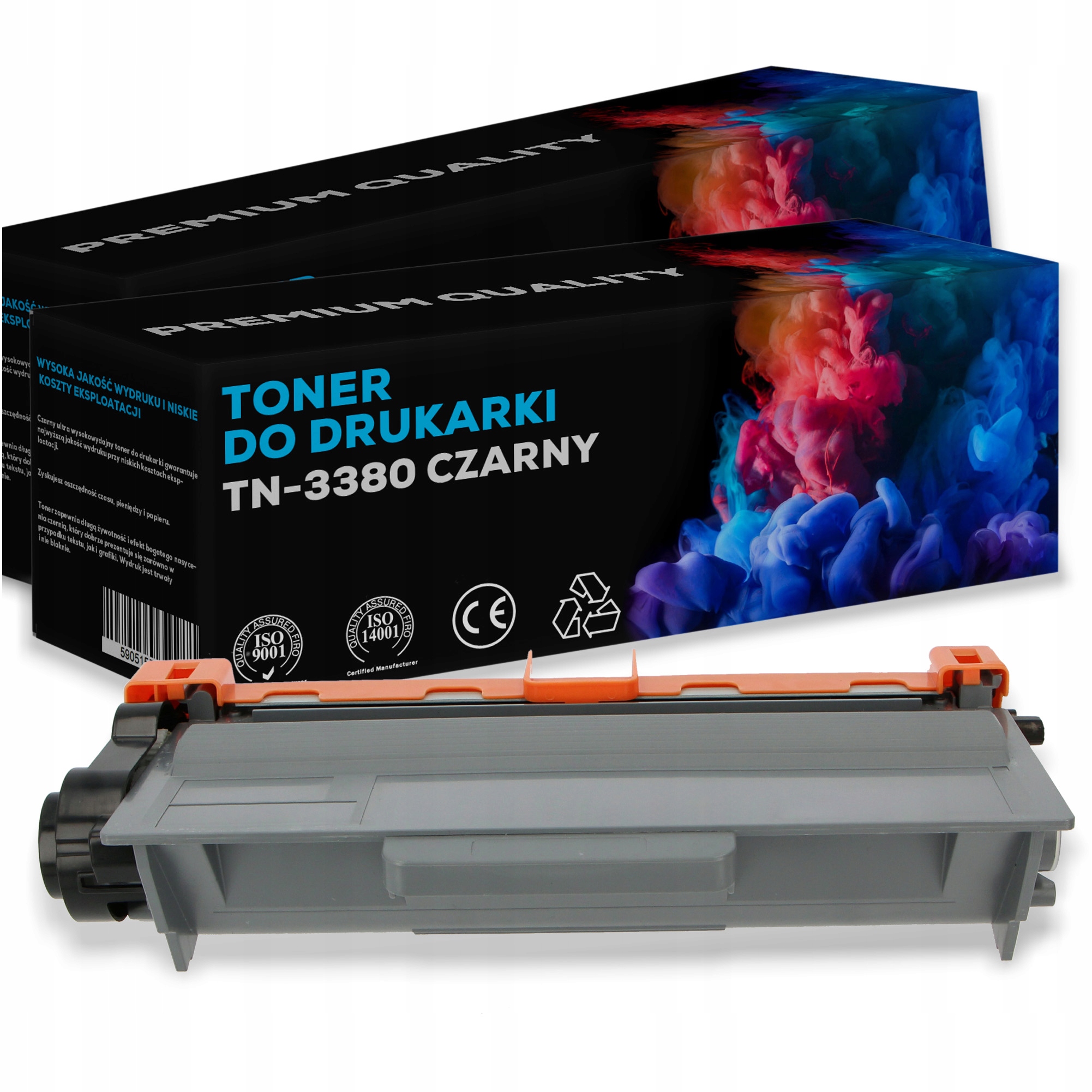 2x Toner pro Brother TN-3380 MFC-8520DN DCP-8110DN Lj