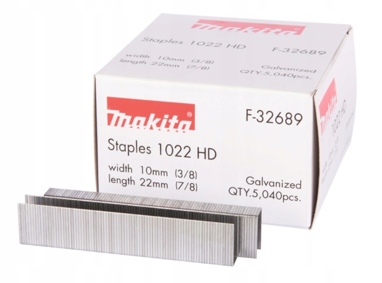 

Makita F-32689 Zszywki 10,5x22mm 5040szt Do DST221