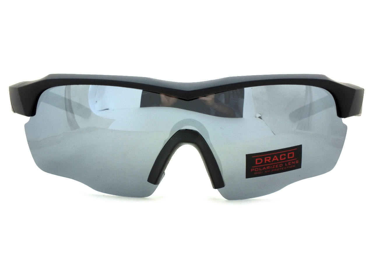 Okulary dla Rowerzystów Polarized Srebrne Lustra Marka Draco