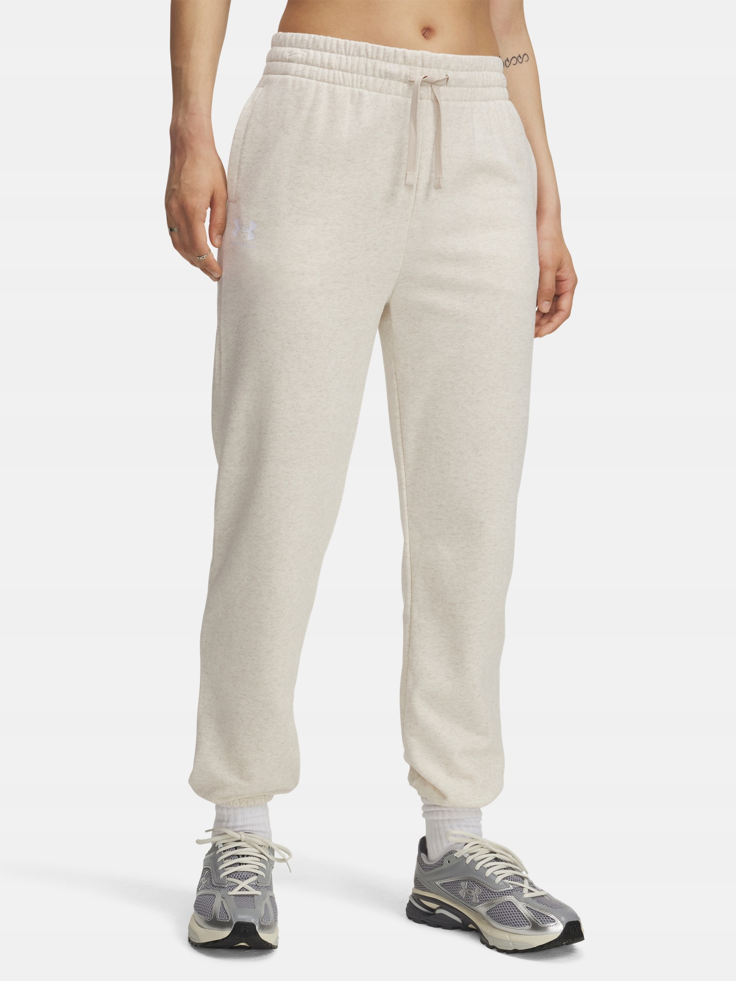 Under Armour Dámské tepláky Under Armour Ua Rival Terry Joggers-BRN