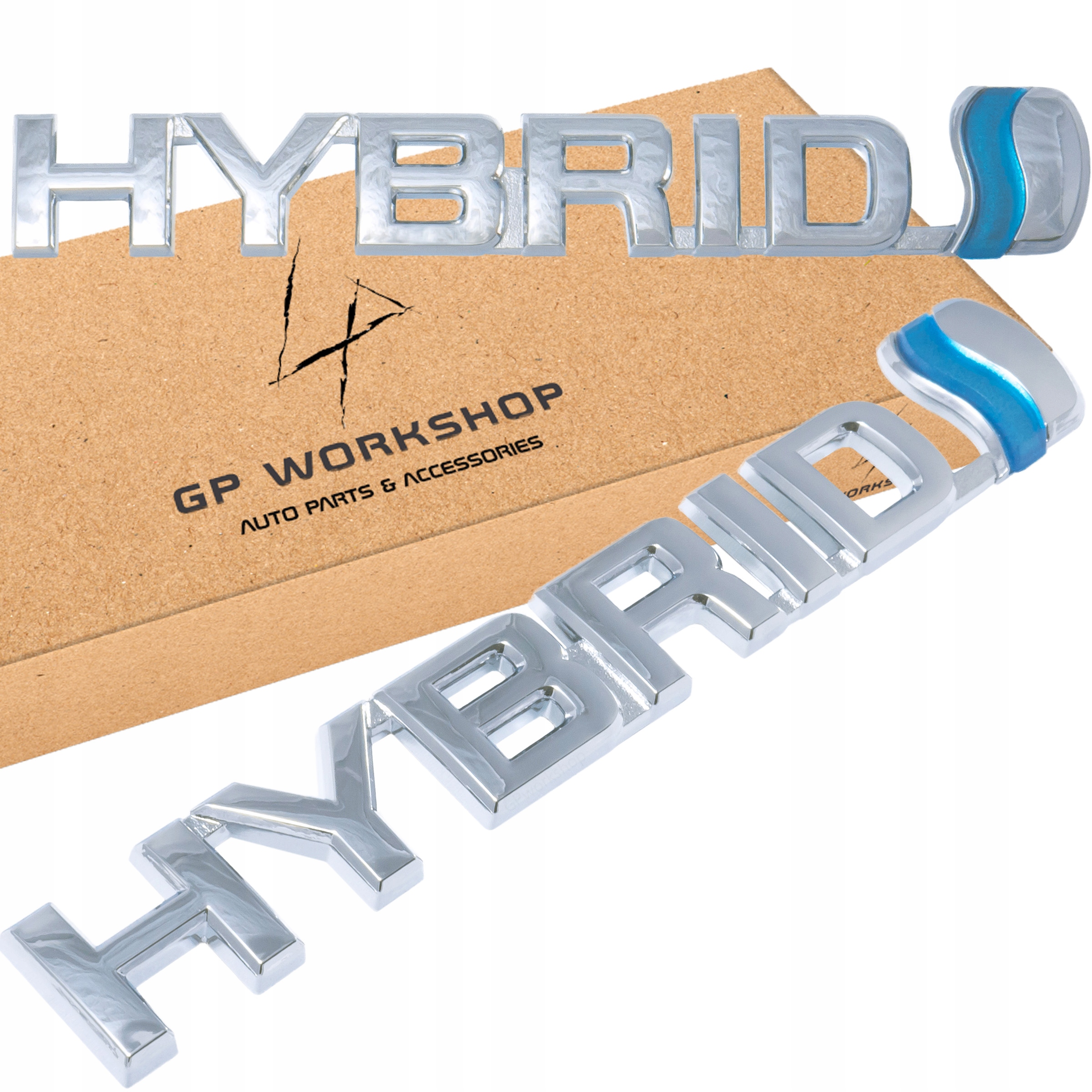 

Emblemat Toyota Hybrid Napis Znaczek Naklejka Logo